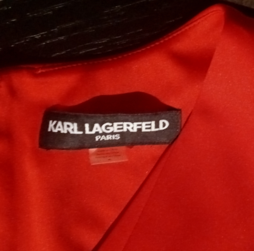 Elegant Red Sleeveless Dress - Picture 2 of 5